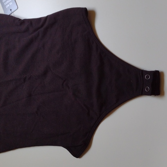 NWT Express Black Thong Bodysuit size XS - Picture 4 of 11